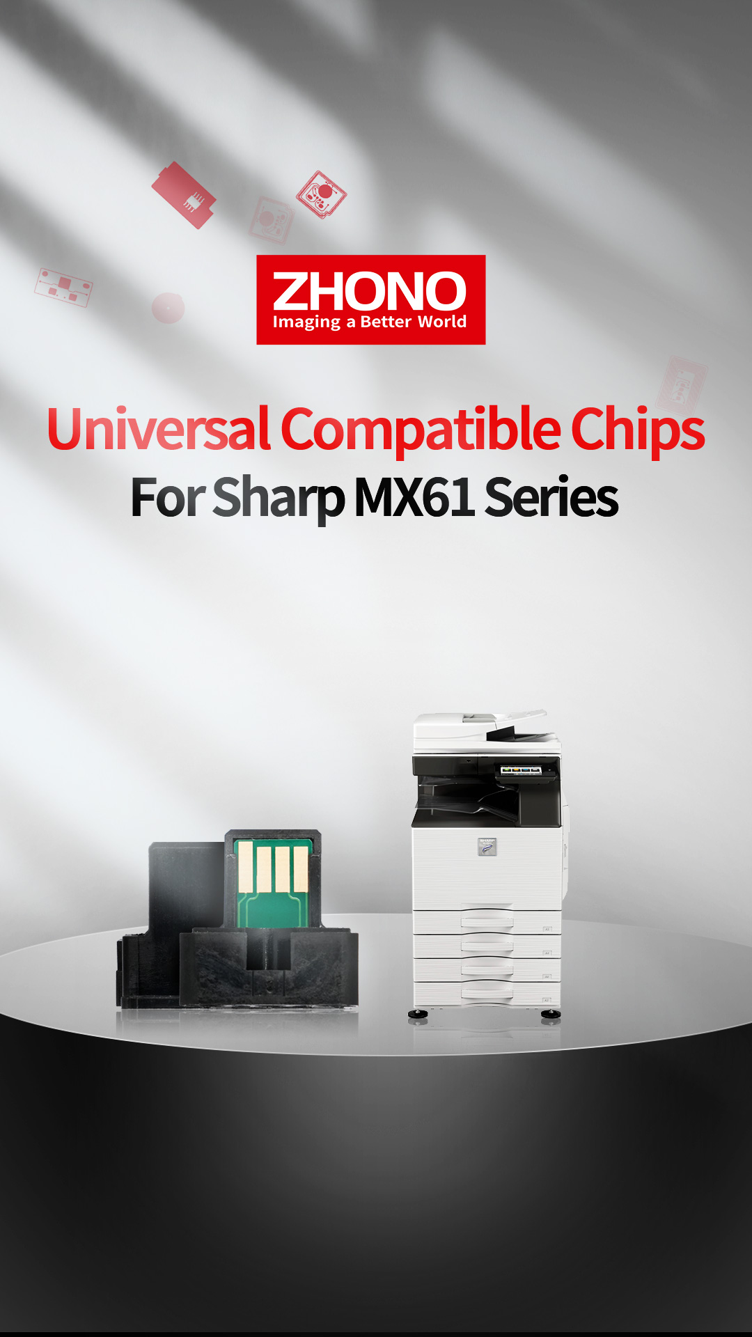 Universal Compatible Chips For Sharp MX61 Series